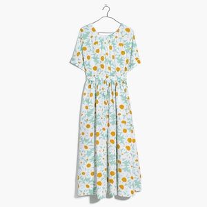 Madewell RARE Tie-Back Maxi Dress in Mini Daisy M